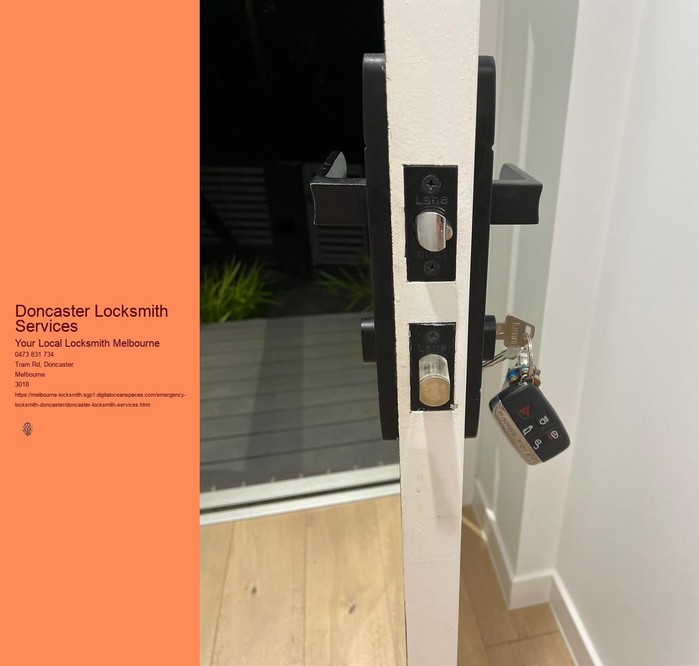 Locksmith Melbourne Experience & Repairs